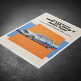 1977 BMW 320 Group 5 DRM | BMW Art Car Series | BMW M Poster
