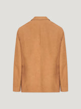 Cognac Suede Blazer