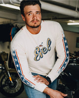 'Original Daredevil' Biker Long Sleeve Crew