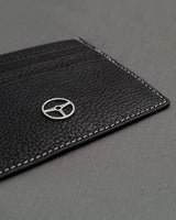 THE OUTLIERMAN card holders GLOBETROTTER - Full-grain Leather Six-Slot Card Holder - Black