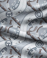 THE OUTLIERMAN card holders GLOBETROTTER - Full-grain Leather Six-Slot Card Holder - Blue