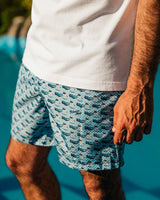 START | 24 Hours of Le Mans - Men’s Swim Shorts - Light Blue