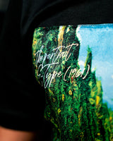 THE OUTLIERMAN t-shirt E-TYPE’S PORTRAIT - T-shirt with silk application - Limited Edition