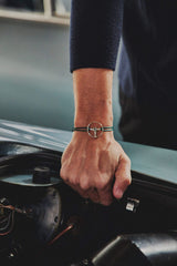 Racing Green Steering Wheel Bracelet