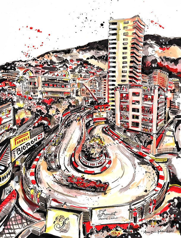 Monaco Grand Prix, The Fairmont Corner 2018 – CD Shop | Classic Driver