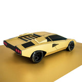 The Coun - Papercraft Car Sculpture - 1:18 - Genious Gold