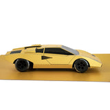 The Coun - Papercraft Car Sculpture - 1:18 - Genious Gold