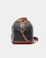 New Weekender Travel Bag In Charcoal & Roasted