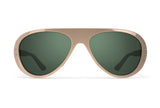 Moto Aviators sunglasses for motorcycles Desert/ Green