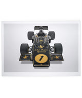 Lotus 72 - Art Screen Print - Front Angle