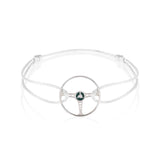Racing Green Steering Wheel Bracelet