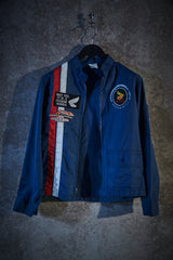 blue Honda Firestone Wind Breaker