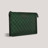 Chequered Flag Folio & Document Holder – British Racing Green