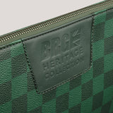 Chequered Flag Folio & Document Holder – British Racing Green