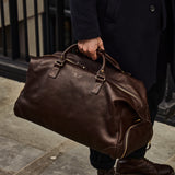 The Leather Weekender