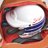 Tim Layzell – Fangio/Collins ‘Leather Art’ Motorsport GTO Helmet Bag
