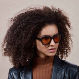 Lino Eco Black // Orange