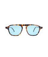 Panama Amber Tortoise // Blue