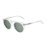 Pleat Transparent // Bottle Green