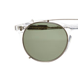 Pleat Transparent // Bottle Green