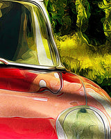 THE OUTLIERMAN foulard E-TYPE'S PORTRAIT - Silk Scarf