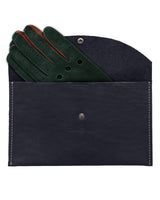 THE OUTLIERMAN gloves AUTHENTIC RACE MK2 - Touchscreen Leather Driving Gloves - British Green/Cognac