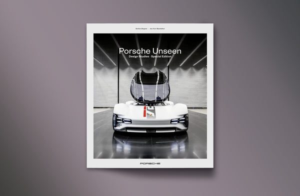 The front cover of the Porsche Unseen book