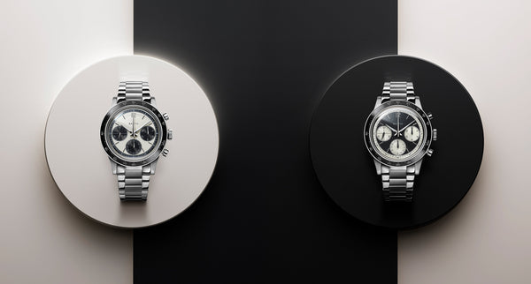 Baltic pays homage to 1960s motorsport legends with two panda dial timepieces