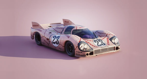 Le Mans fever has inspired Automobilist and their latest Pink Pig Porsche artwork