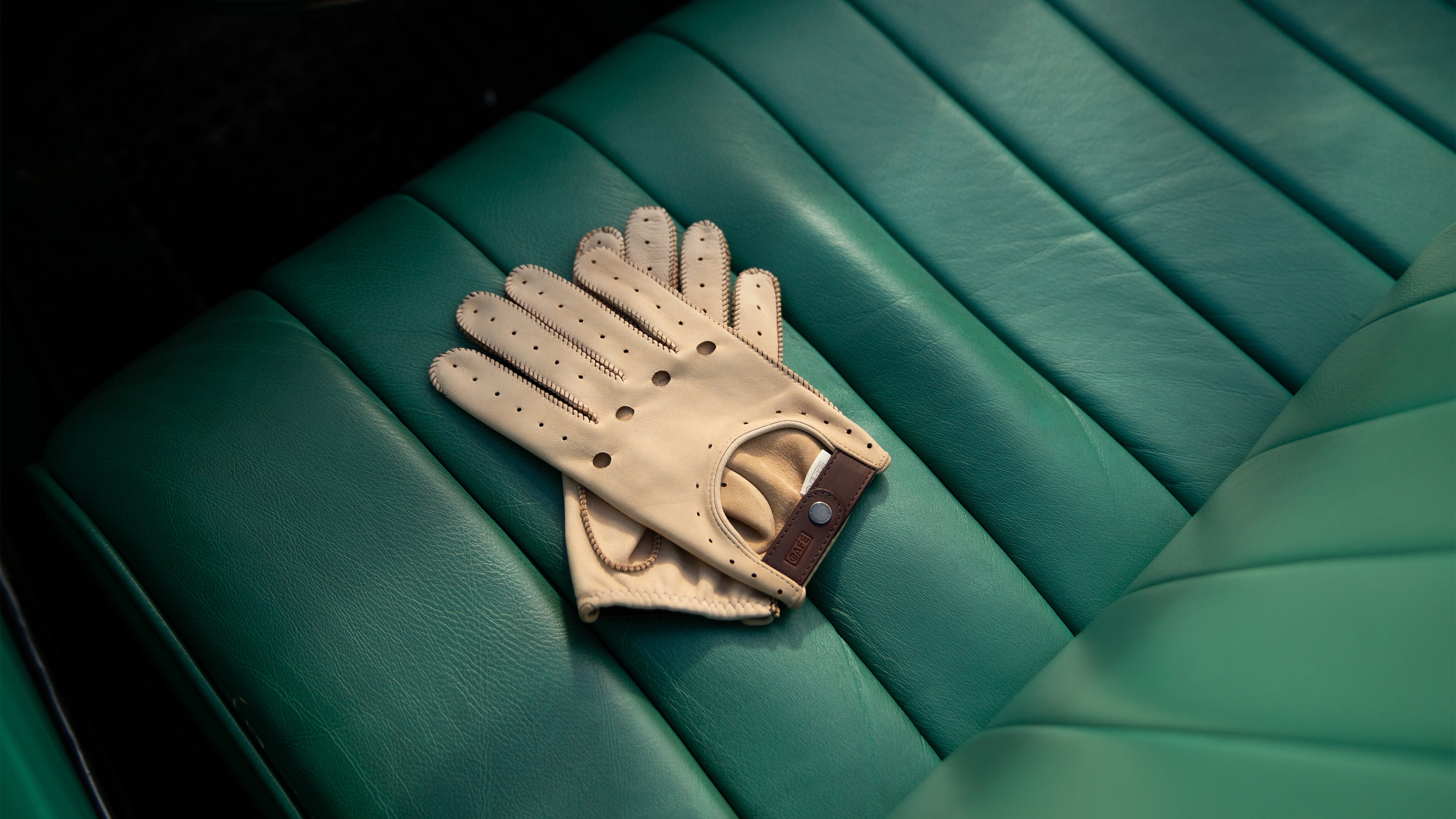 Slip into something special with Café Leather’s new suede driving gloves