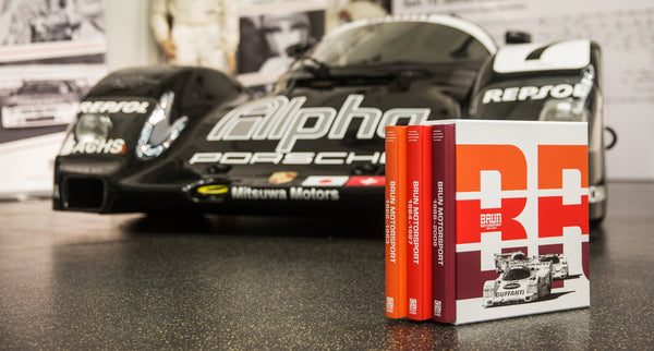 Relive Brun Motorsport’s roller coaster journey with this limited-edition book trilogy