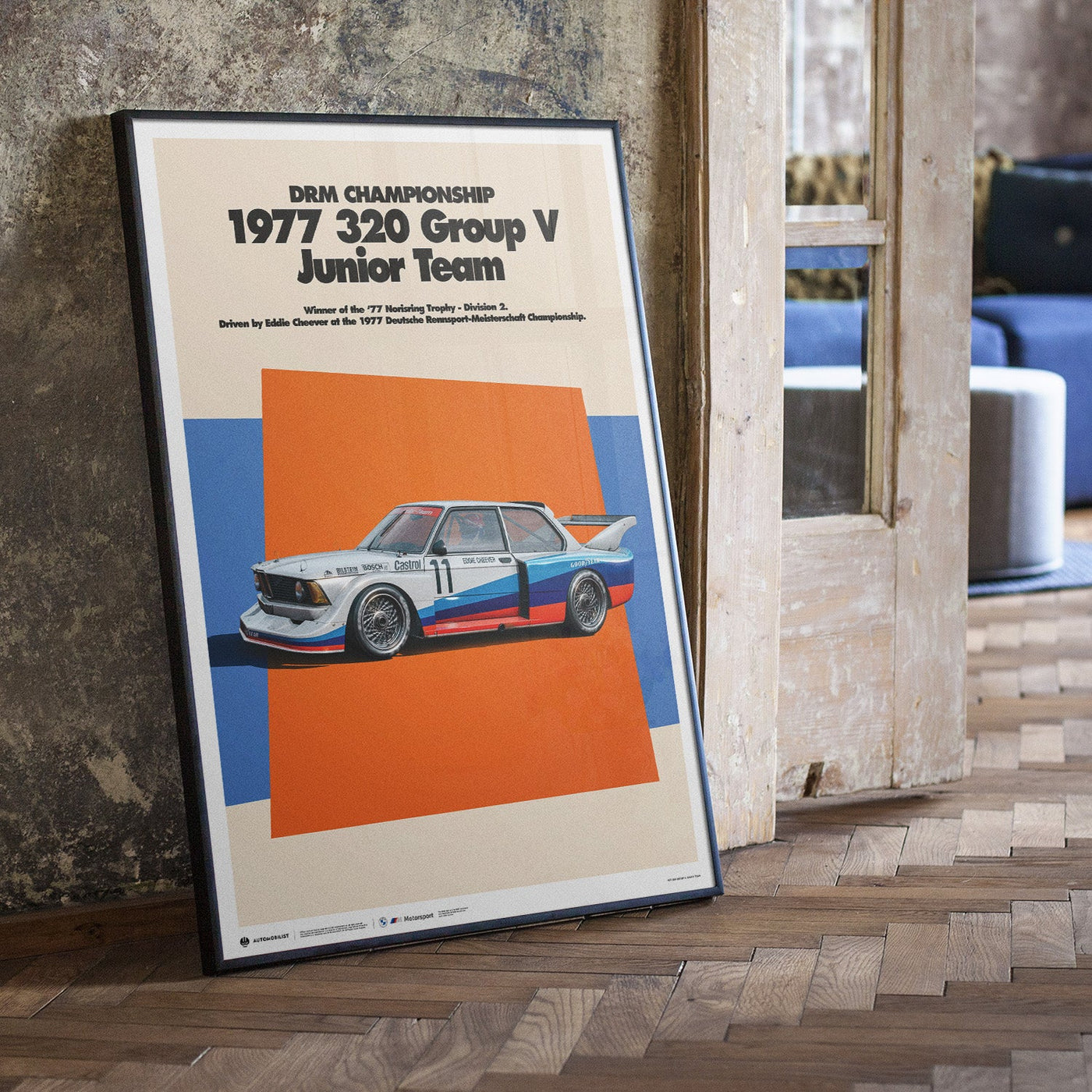 1977 BMW 320 Group 5 DRM | BMW Art Car Series | BMW M Poster – CD