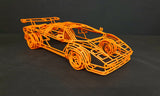 Lamborghini Countach Sculpture