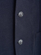 Double Faced Navy Cashmere Blazer