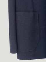 Double Faced Navy Cashmere Blazer