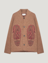 Vicuna Single Breasted Paisley Jacket