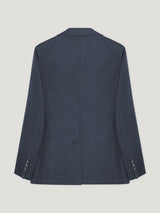 Navy Delon Flannelle Jacket