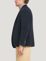 Navy Delon Cord Jacket