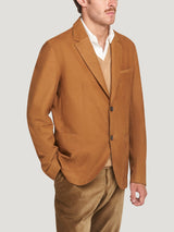 Cognac Suede Blazer