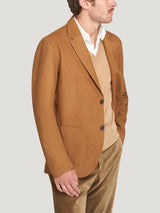 Cognac Suede Blazer