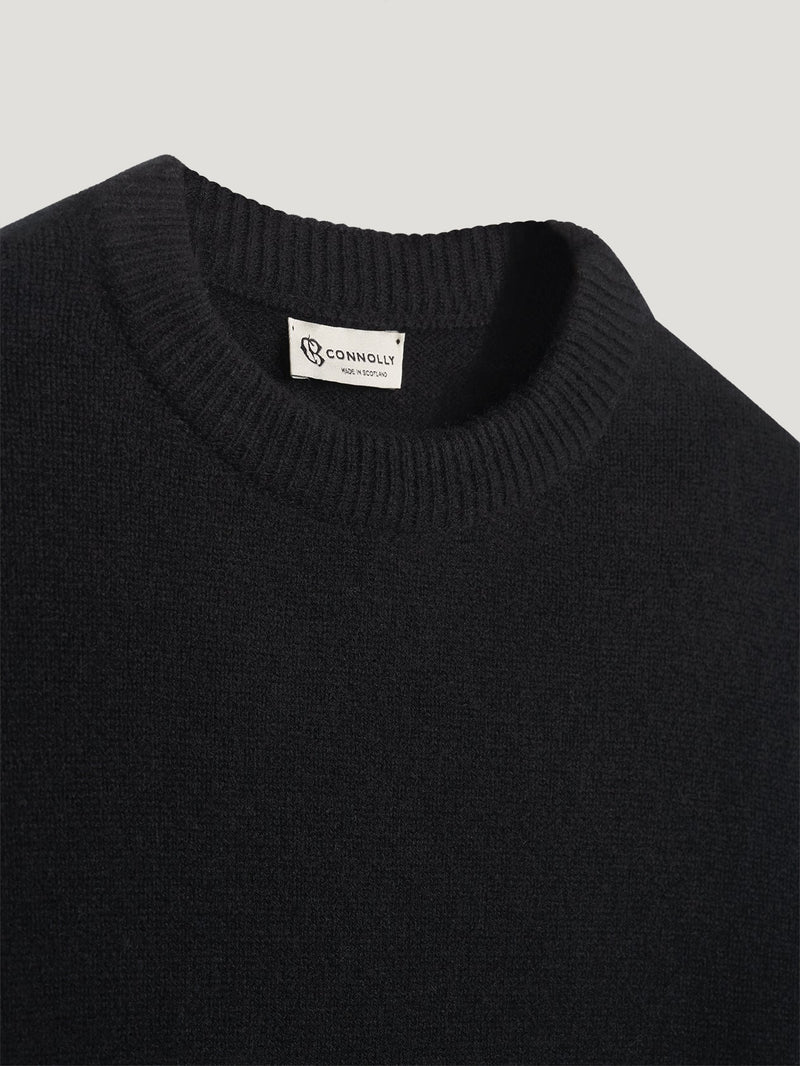 Black 4 Ply Favourite Sweater