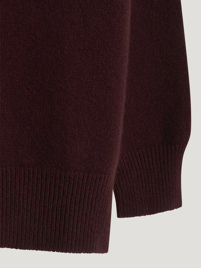 Burgundy 4 Ply Favourite Sweater