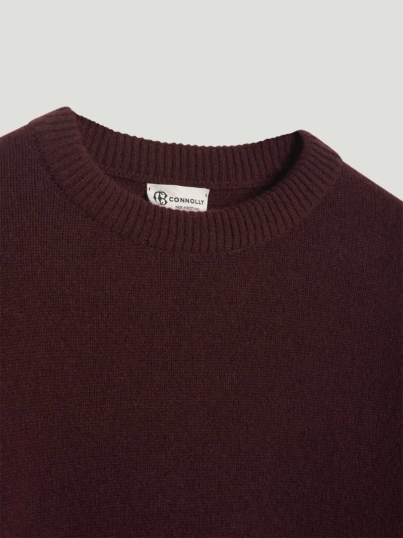 Burgundy 4 Ply Favourite Sweater