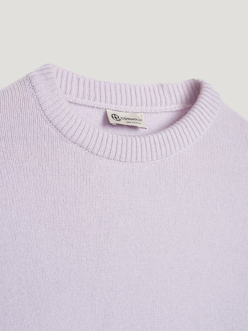 Lavender 4 Ply Favourite Sweater