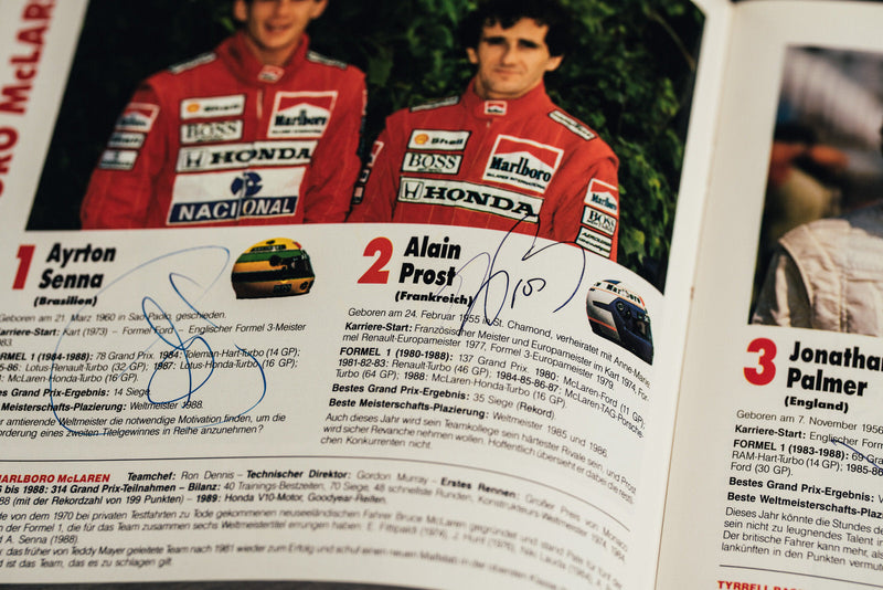 1989 German Gp Programme Signed