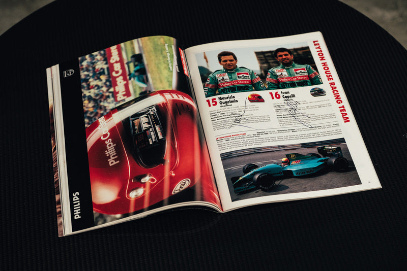 1989 German Gp Programme Signed