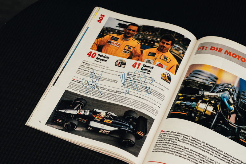 1989 German Gp Programme Signed