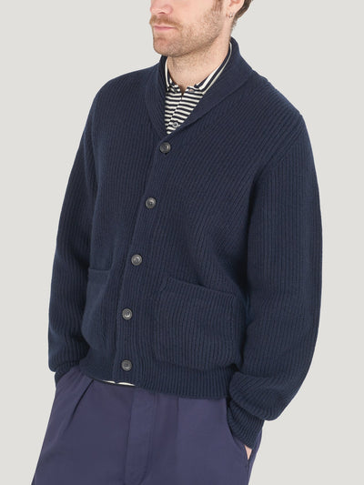 Navy Rally Cardigan