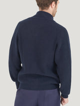 Navy Rally Cardigan