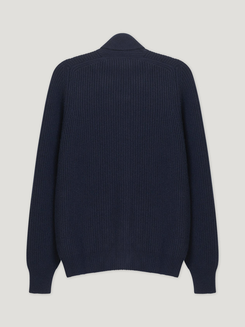 Navy Rally Cardigan